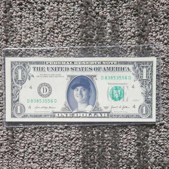 Shohei Otani Other - Shohei Ohtani Legal Tender One Dollar Bill Money NEW